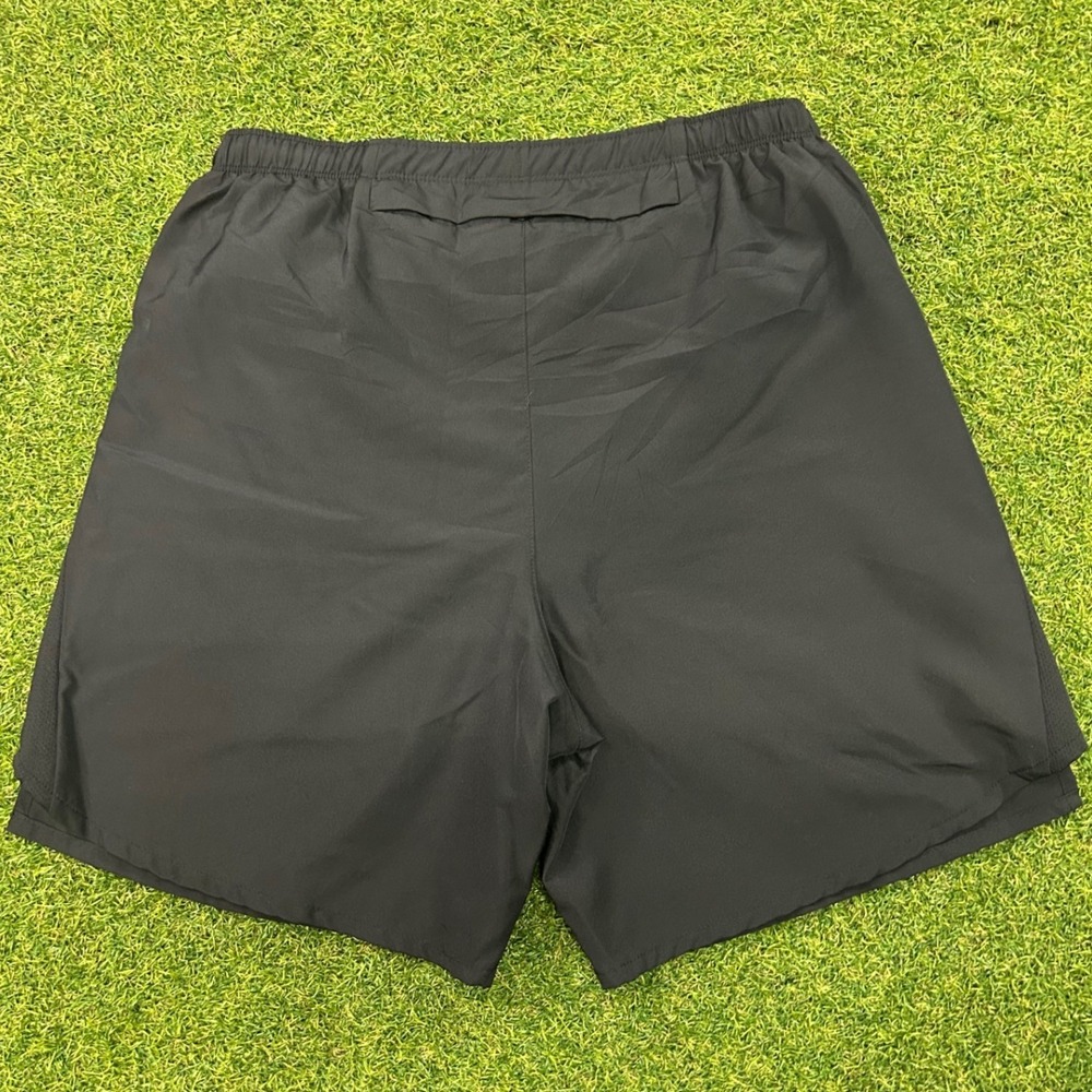 Nike Mens Dri-FIT Running Shorts Black 5 Inch Inseam Size Medium Pockets - Picture 5 of 7